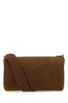 Max Mara Borsa A Tracolla Small In Nabuk Marrone Donna In Brown