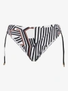 Max Mara Sibilla Printed Bikini Bottoms In Black