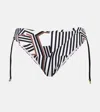 Max Mara Sibilla Printed Bikini Bottoms In Multicoloured