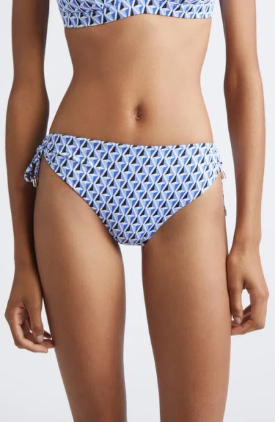 Max Mara Sibilla Ruched Bikini Bottoms In Multi