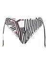 Max Mara Sibilla Printed Bikini Bottoms In Multi
