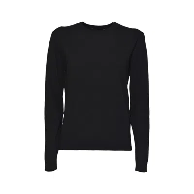 Max Mara Sicilia Knit Top In Black