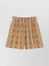 Max Mara Hawaii-style Logo Shorts Matching Luxury Dress