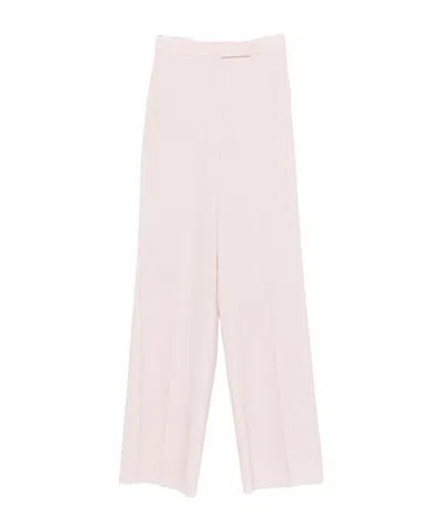 Max Mara Side Pocket Casual Pants In Pink