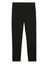 Max Mara Tailored Black Trousers With Smooth Finish And Functional Pockets In Black