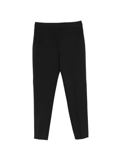 Max Mara Viscose Jersey Trousers In Black