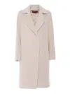 Max Mara Sidney Coat Beige In Beige