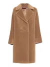 Max Mara Sidney Camel Coat In Beige