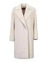 Max Mara Sidney Coat Beige In White