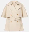 Max Mara Sigfrid Cotton Wrap Coat In White