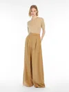 Max Mara Silk And Cashmere Fine Jumper In Ecru