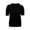 Max Mara Warren Short-sleeve Jumper In Black