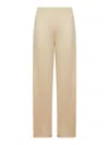 Max Mara Ankle Length Wide Leg Trousers In Multi