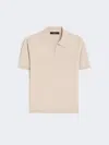 Max Mara Silk And Cotton Polo T-shirt In Neutral