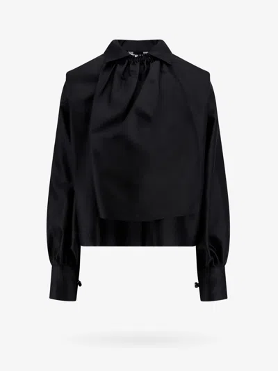Max Mara Silk And Cotton Shirt With Jabot