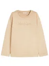 Max Mara Silk And Cotton Sweatshirt Clothing In Neutral