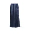 Max Mara Silk And Linen Stole In Black