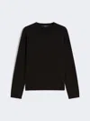 Max Mara Silk And Wool Yarn Jumper In Black