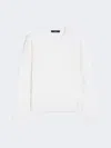Max Mara Silk And Wool Yarn Jumper In White
