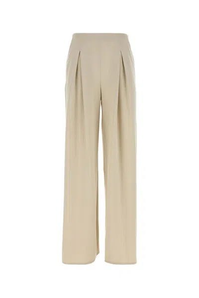 Max Mara Silk Blend Mini Dress In Sand