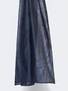 Max Mara Silk Blend Stole In Blue