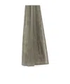 Max Mara Silk Blend Stole In Gray