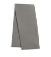 Max Mara Silk-blend Stole In Gray