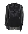 Max Mara Silk Blouse In Black