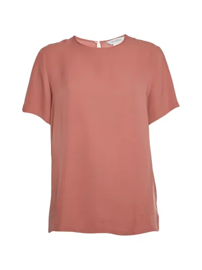 Pre-owned Max Mara Silk Blouse In Pink