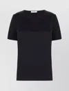 Max Mara Silk Blouse Plain Round Neck