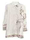 Max Mara Silk Blouson Jacket In Animal Print