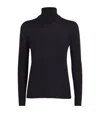 Max Mara Patroni Striped Turtleneck Sweater In Blue