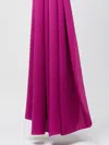 Max Mara Silk Charmeuse Stole In Purple