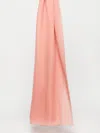 Max Mara Silk Chiffon Stole In Peony