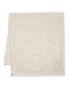 Max Mara Printed Silk Blend Foulard In Neutrals