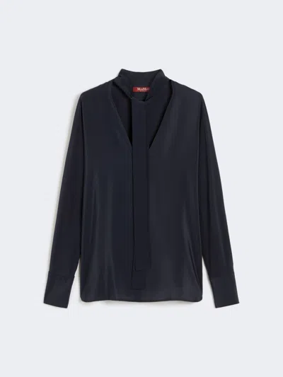 MAX MARA SILK CREPE DE CHINE BLOUSE