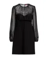 Max Mara Silk Dresses In Black