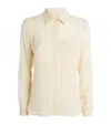 Max Mara Silk Georgette Shirt In Multicolor