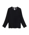 Max Mara Ferrera Semi Transparent Shirt In Black