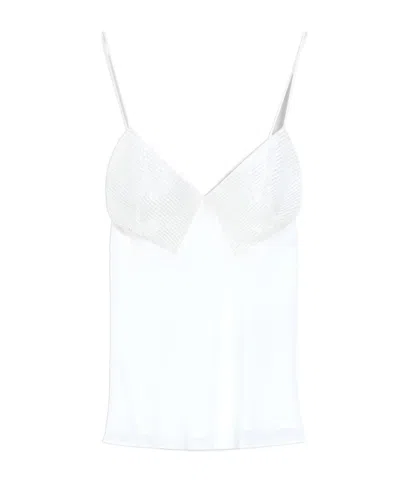 MAX MARA SILK GEORGETTE TOP