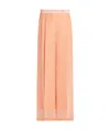 Max Mara Silk Georgette Trousers