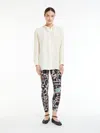 Max Mara Silk Habotai Tunic In Ivory