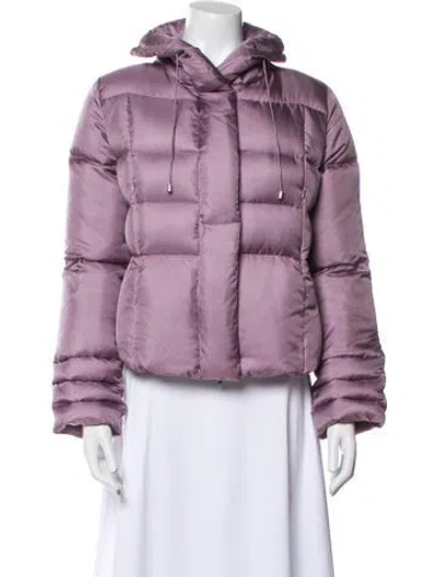 Pre-owned Max Mara Silk Jacket In Purple