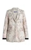Max Mara Silk Jacket In White