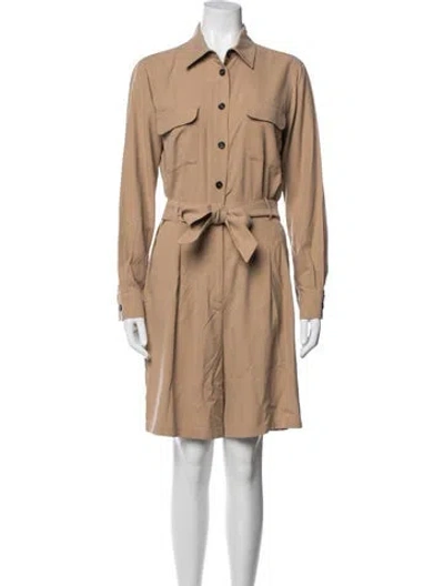 Pre-owned Max Mara Silk Jumpsuit In Neutral