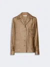 Max Mara Silk Mini Discos In Mud