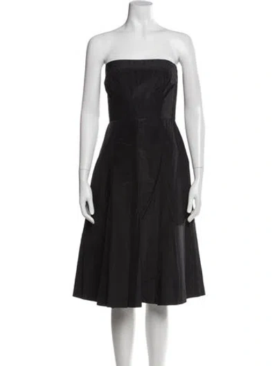 Pre-owned Max Mara Silk Mini Dress In Gray