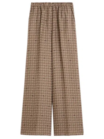 Max Mara Silk Mini Dress In Multi