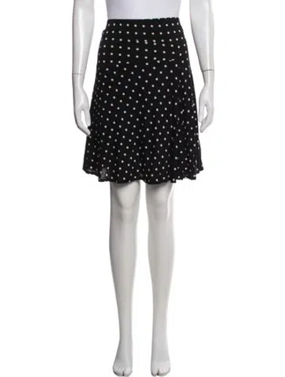 Pre-owned Max Mara Silk Mini Skirt In Blue