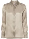Max Mara Sfilata Nola Silk Shirt In Green